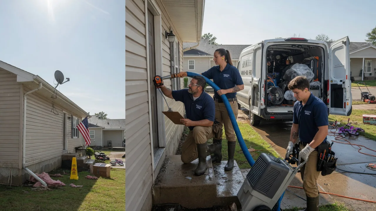 Ceiling Water Damage Restoration in Bracey, VA near me